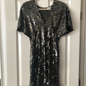 Brand new Zara metallic short dress